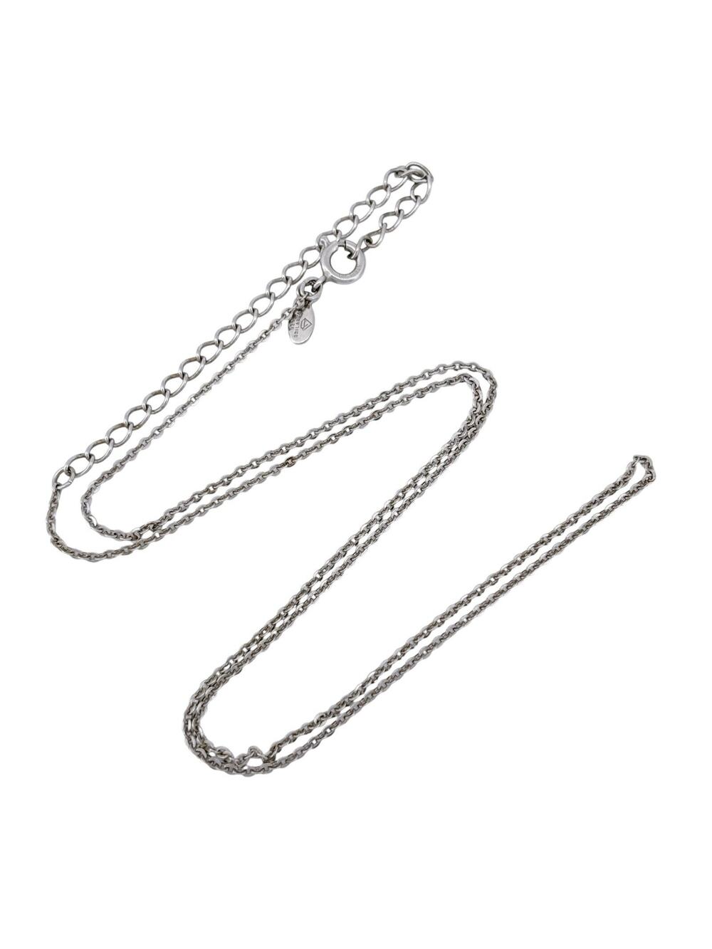 Vintage Sterling Silver 925 Cable Chain Necklace 16"-19"